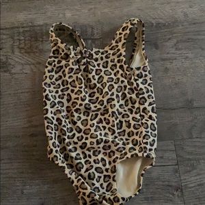 Cheetah print swimsuit